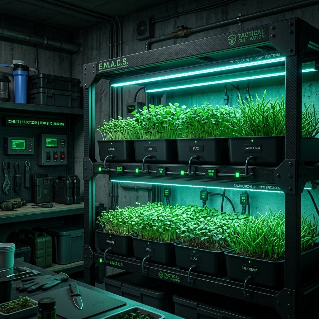 Guia Completo de Autossuficiência Nutricional: Plantas e Rebentos de Emergência